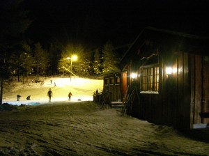 Trøsken IL har et flott anlegg ved Harehjellhytta